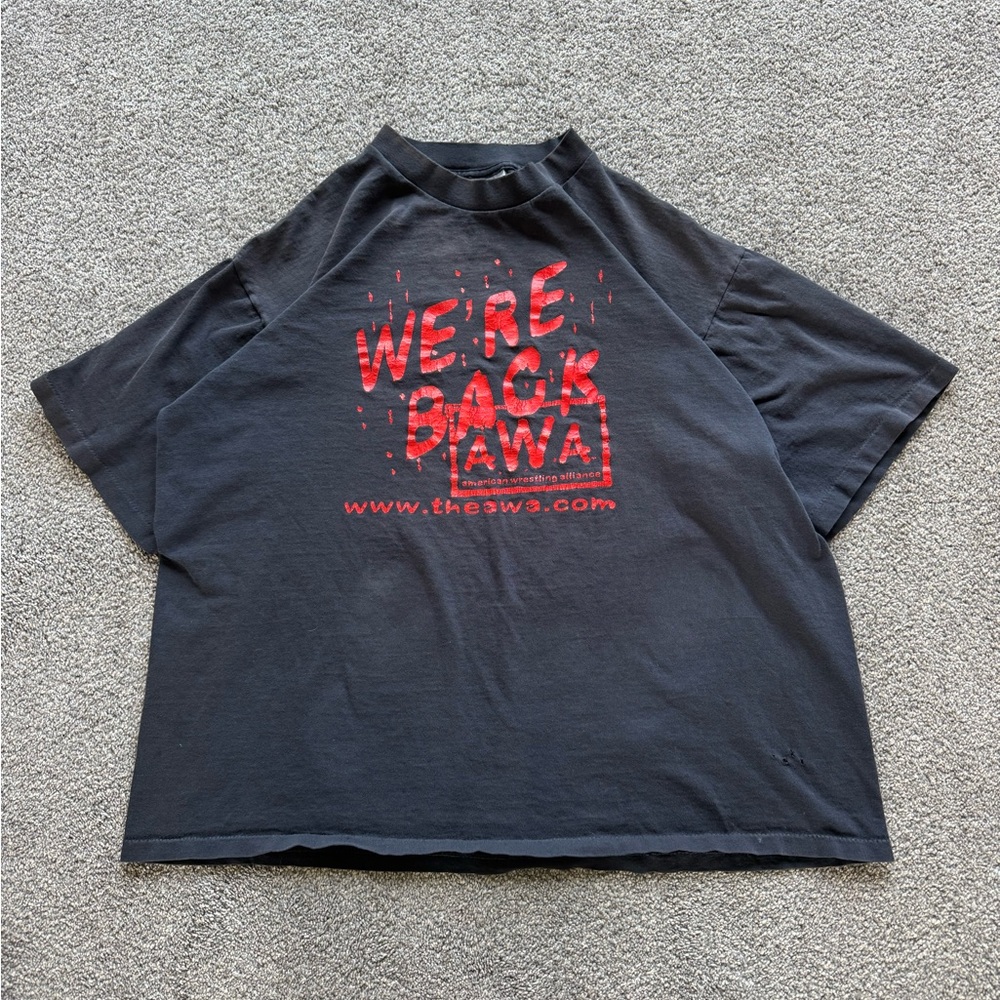 “We’re Back” AWA Vintage tee